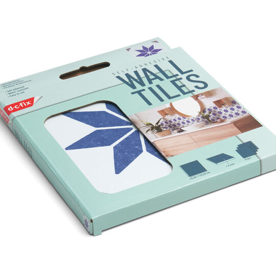 selbstklebende Wandfliesen Wall Tiles Alia blue (6er Set) image number null